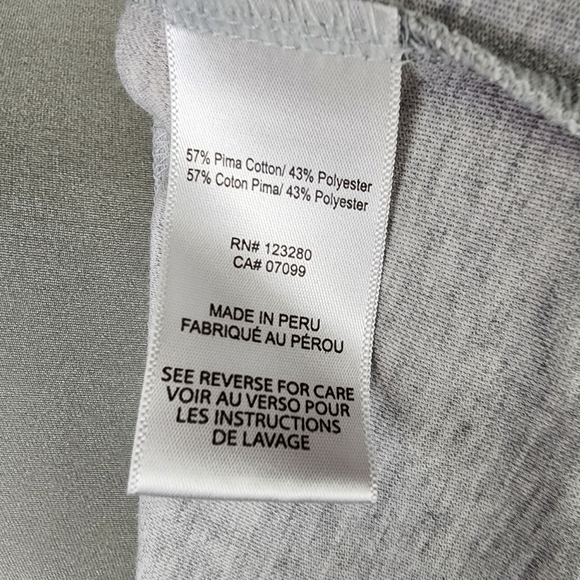 Travis Mathew Polo Shirt Chillie Willies Heather Gray Navy Size Large - Picture 14 of 15